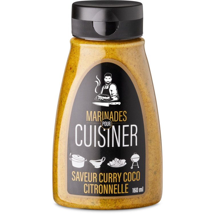 Marinade curry coco...