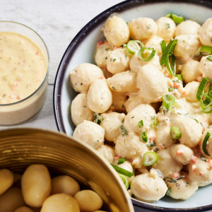 Krielaardappels Mosterd Vinaigrette