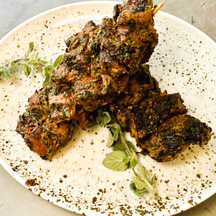 Chimichurri ossehaas spiesjes