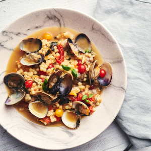 Fregula aux vongole
