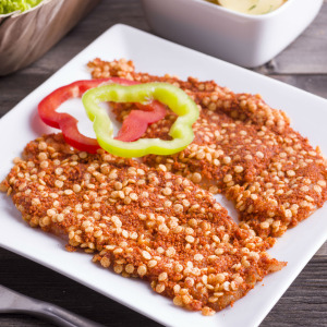 Kalkoenschnitzels met Crumbs Paprika