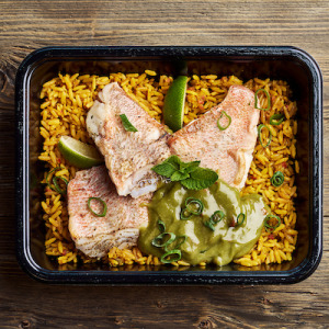 Roodbaars Groene Curry