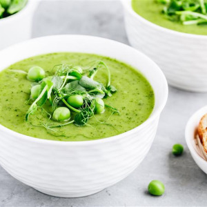 Soupe fraiche de petit pois...