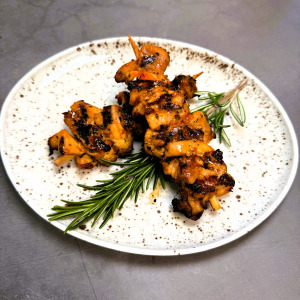 Bruschetta kipspiesje