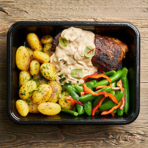 Varkenshaas Champignonroomsaus